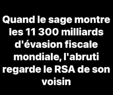 evasion fiscale RSA abruti